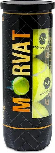 Miniatura 7 de Morvat Pelotas de tenis profesionales de tamaño estándar, bolas de fieltro amarillo presurizadas extra resistentes para niños, adultos y perros