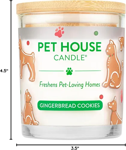 Miniatura 9 de One Fur All, Pet House - Vela 100 % cera de soja, eliminador de olores de mascotas para el hogar, velas aromáticas, no tóxicas y ecológicas