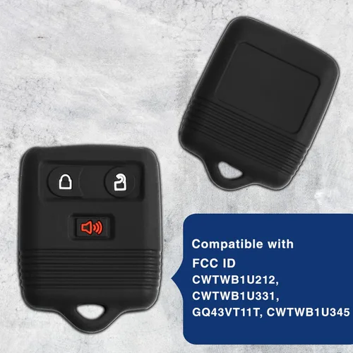 Miniatura 6 de Protector de cubierta de mando a distancia de entrada sin llave para Ford Lincoln Mercury Mazda CWTWB1U345