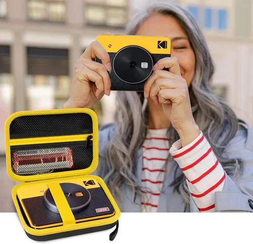 Miniatura 7 de ANKHOH Kodak Mini Shot 3 Retro 4PASS - Funda inalámbrica para cámara instantánea e impresora fotográfica, impresora de fotos, soporte para bolsa