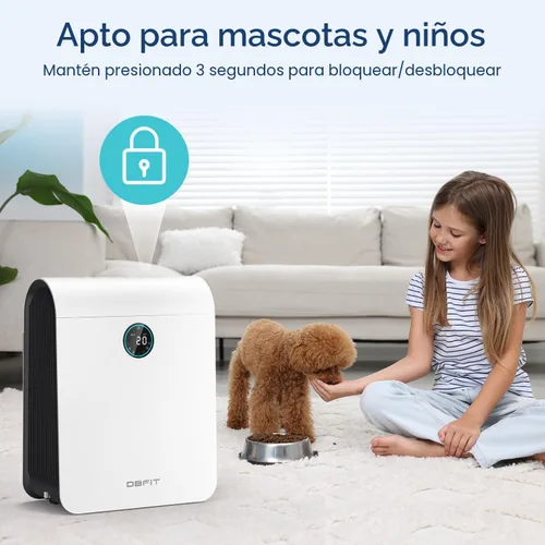 Miniatura 9 de Purificadores de aire para el hogar, habitación grande de hasta 2590 pies cuadrados con pantalla PM 2.5, sensor de calidad del aire, purificador