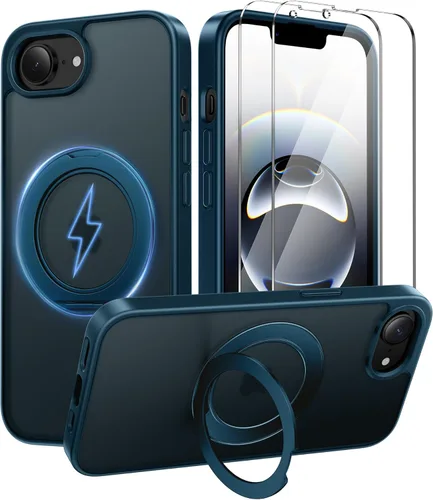 Miniatura 100 de Funda magnética diseñada para iPhone 11 Pro Max, [probada en caídas de grado militar] [compatible con MagSafe] Funda protectora delgada translúcida