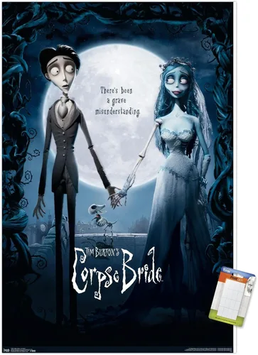Tim Burton's The Corpse Bride - Póster de pared de una hoja, 22.37 x 34.00 pulgadas, paquete de póster y montaje