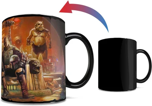 Miniatura 3 de Morphing Mugs Star Wars - The Book of Boba Fett - Un nuevo comienzo - Una taza sensible al calor de 16 onzas - Imagen completa revelada cuando se
