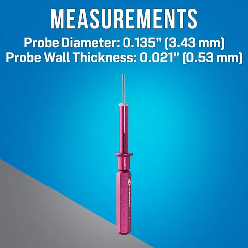 Miniatura 6 de Jonard Tools Herramienta de extracción R-4601 con contacto de liberación frontal y mango rojo, tamaño de 20 contactos