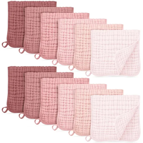 Unnivoll Paños de muselina para eructos para bebé, 100% algodón, para niños y niñas, grandes, 20 x 10 pulgadas, extra suaves y absorbentes, paquete