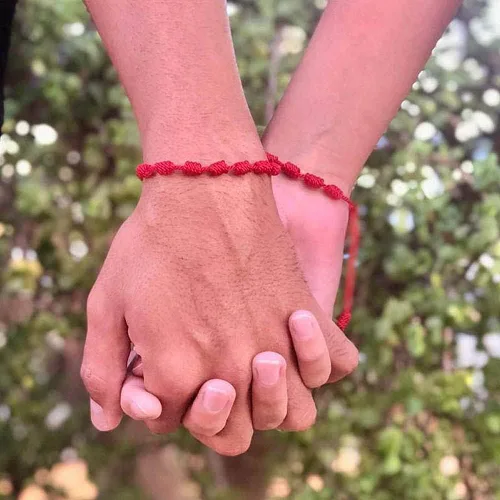 Miniatura 4 de SUMMER LOVE Joyería hecha a mano, pulsera de mal de ojo, amuleto de cuerda roja, pulseras de nazar, pulseras a juego para parejas, familia, mejor