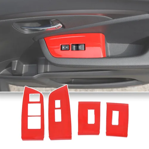 Miniatura 12 de Cubierta del panel del interruptor de elevación de ventana para Honda Pilot 2016-2022, accesorios para controlador de ventana, marco de puerta