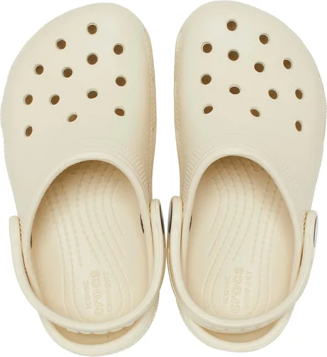 Miniatura 4 de Crocs Zuecos clásicos para niños, hueso, 5 EE. UU. unisex para niños pequeños
