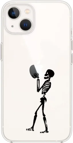 Miniatura 3 de Blingy's Funda para iPhone 14, bonito patrón de cerezas, estilo tropical, diseño tropical, funda protectora transparente de TPU suave de 6.1 Cerezas