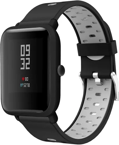 Miniatura 6 de Correa de repuesto de silicona de 0.787 in para Huami Xiaomi Amazfit Bip reloj inteligente Rojo
