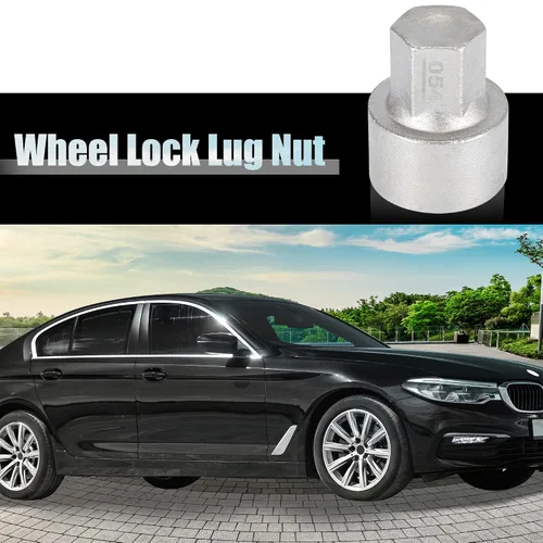 Miniatura 44 de X AUTOHAUX 041 Llave de bloqueo de rueda de coche Tuerca antirrobo Tuerca de extracción de tornillo Llave de bloqueo de rueda para BMW 3 5 7 Series