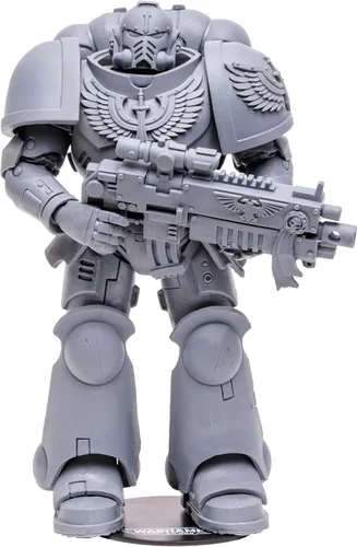 Miniatura 13 de McFarlane Toys Warhammer 40,000 Space Marine Reiver (a prueba de artista) con lanzador de grapnel y base de 7 pulgadas figura de acción