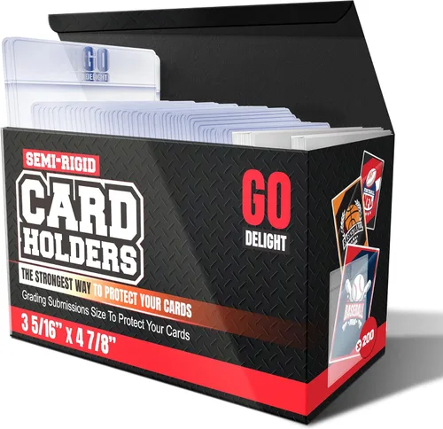 Tarjeteros semirrígidos para calificación PSA, SGC, BGS, CSG – Paquete de 400 - Fundas para tarjetas de béisbol - 200 tarjeteros para tarjetas
