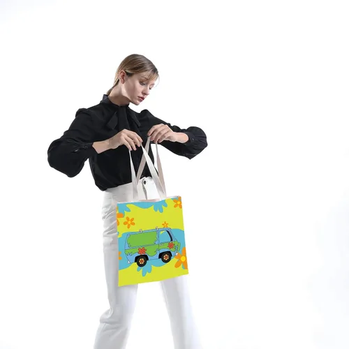 Miniatura 4 de Bolsa de hombro de película de dibujos animados Máquina de bolsa de mano para automóvil, regalo para mejor amigo, bolsa misteriosa para furgoneta