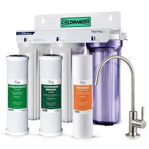 Miniatura 11 de Sistema de Filtración de Agua iSpring US31 para Beber, Certificado NSF, Filtros de Agua de 3 Etapas, Sin Tanque, Sistema de Filtro de Agua de Alta