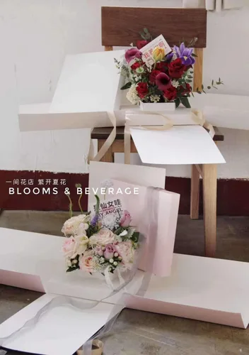 Miniatura 3 de Caja de regalo de flores sorpresa de explosión de 10 x 10 x 14 pulgadas, para propuesta de matrimonio, fiesta de cumpleaños, Navidad, día de la Rosa