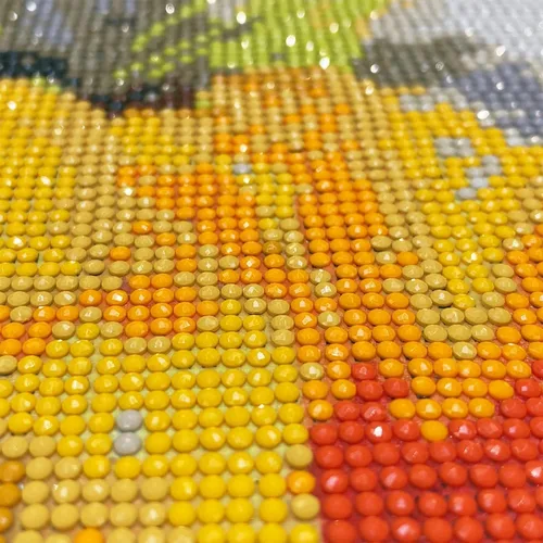 Miniatura 4 de MXJSUA Kit de pintura de diamantes de gnomos 5D para Halloween, para adultos, calabazas y diamantes, pintura artística con diamantes de imitación