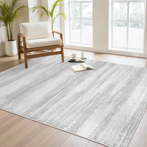 Miniatura 20 de PADOOR Alfombra moderna abstracta para entrada, alfombra lavable de 2 x 3 pulgadas, antideslizante, ultra suave, de pelo bajo, para puerta