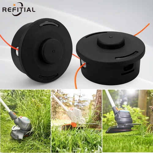 Miniatura 4 de Paquete de 2 cabezales de recortadora de cuerda de alimentación de 25-2 golpes 4002 710 2191 - para Stihl AUTOCUT FS44 FS55 FS56 FS70 FS80 FS90