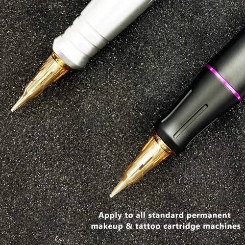 Miniatura 6 de EZ - Agujas para cartucho de tatuaje, 20 piezas #06 (1RL) Maquillaje Permanente SMP Redondo Liner 0.007 in Microblading Cuero Cabelludo para Tatuaje