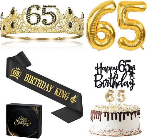 Miniatura 23 de Regalos de cumpleaños número 17 para niño, decoraciones de cumpleaños número 17 para niños, suministros de decoración de fiesta, incluyendo corona