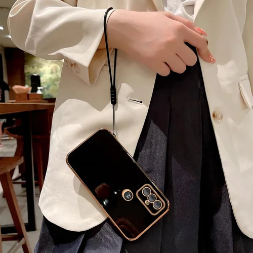 Miniatura 7 de Funda para Moto g Pure para teléfono, Moto g Power 2022, funda Moto G Play 2023 para mujer, galvanoplastia, estética de lujo, moderna, bonita, Negro