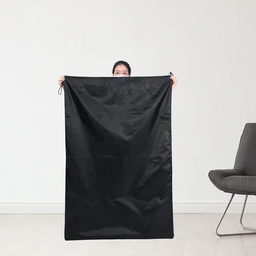 Miniatura 4 de Nuanchu 1 bolsa de lavandería extragrande de 40 x 60 pulgadas, bolsa de almacenamiento gigante reutilizable multiusos para equipaje a prueba