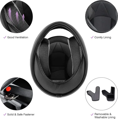 Miniatura 3 de SLMOTO Casco de seguridad aprobado por DOT, casco de motocicleta para adultos, doble visera, cara completa con protector solar Mariposa blanca/rosa