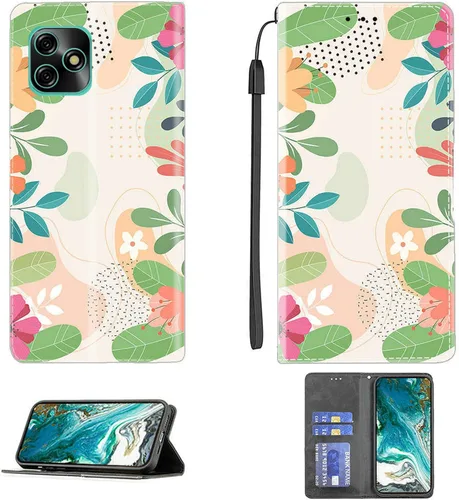 Miniatura 342 de Funda para Moto One Zoom compatible con Motorola One Zoom Phone Case Flip Stand Cover Magnetic Close YHD