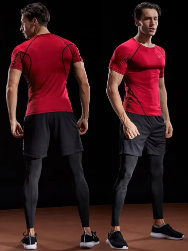 Miniatura 4 de NELEUS Camisetas de compresión para hombre