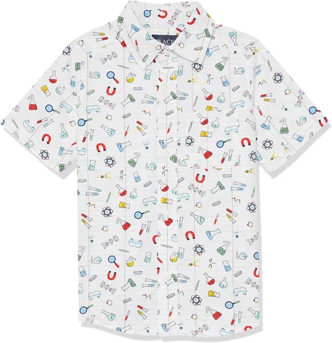 Miniatura 43 de The Children's Place - Camisa de manga corta con botones para niños grandes