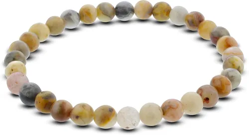 Miniatura 691 de Gem Avenue Handmade Round Bead Stretch Bracelet Unisex Natural Stone Beaded Jewelry for Men & Women, Elastic Wristband for Daily Wear