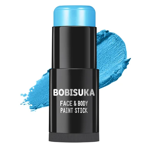 Miniatura 11 de BOBISUKA Palo de pintura facial dorada, impermeable, metálico, dorado, de cuerpo completo, kit de pintura mezclable para Halloween, maquillaje SFX