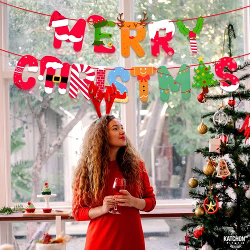 Miniatura 5 de KatchOn, Cartel con texto en inglés «We Are So Proud of You» – Fieltro, 8 pies, sin bricolaje Cartel de felicitación para decoraciones de fiesta
