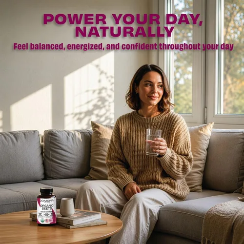 Miniatura 6 de Pomona Wellness Cápsulas de suplemento de remolacha de 1350 mg, apoya la presión arterial, la salud cardíaca, la circulación, la energía