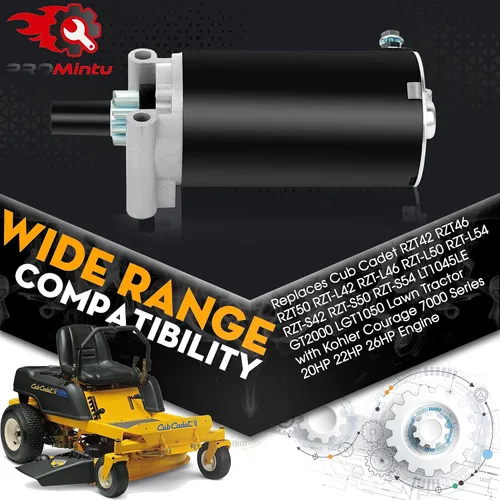 Miniatura 4 de El motor de arranque reemplaza a Cub Cadet RZT42 RZT46 RZT50 RZT-L42 RZT-L46 RZT-L50 RZT-L54 RZT-S42 RZT-S50 RZT-S54 LT1045LE GT2000 LGT1050 Tractor