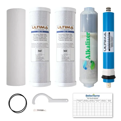 Miniatura 10 de Ultima 7/VII - Filtros de agua de ósmosis inversa de 5 etapas, cartuchos de repuesto para sistema de filtro de agua universal para debajo