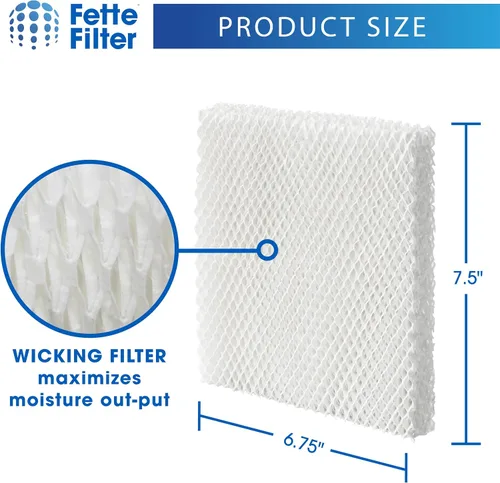 Miniatura 2 de Fette Filter - Filtro T Humidificador Absorción Filtros Compatible con Honeywell HFT600T HFT600PDQ para Honeywell Tower Humidifier HEV615 Series &