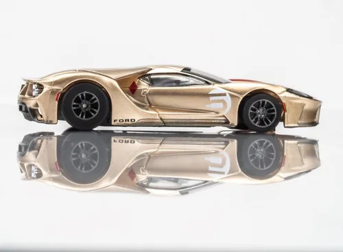 Miniatura 3 de AFX /Racemasters Ford GT Heritage #5 Gold AFX22061 HO Slot Racing Cars