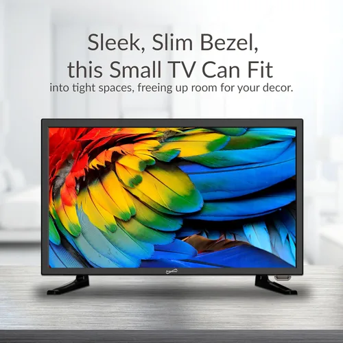 Miniatura 3 de Supersonic SC-1912 LED HDTV de 19 pulgadas con calidad de imagen de 1080p, reproductor de DVD integrado, HDMI, USB, capacidad de monitor de PC