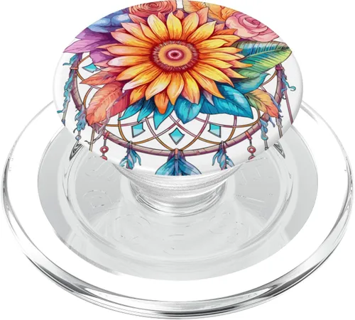Miniatura 7 de Atrapasueños de girasol PopSockets PopGrip intercambiable
