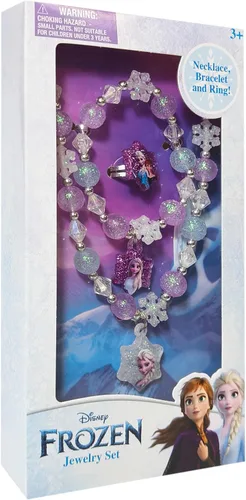 Miniatura 10 de LUV HER Girls Jewelry Set - Dress Up Toy Jewelry Box Set with Bead Necklaces, Bracelets, and Rings - Frozen Play Accessories - Ages 3+