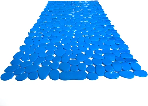 Miniatura 15 de Alfombra antideslizante para bañera y ducha "Pebbles" de 27 x 14 pulgadas, ovalada, no tóxica, segura, limpia, lavable a máquina, agarre y drenaje