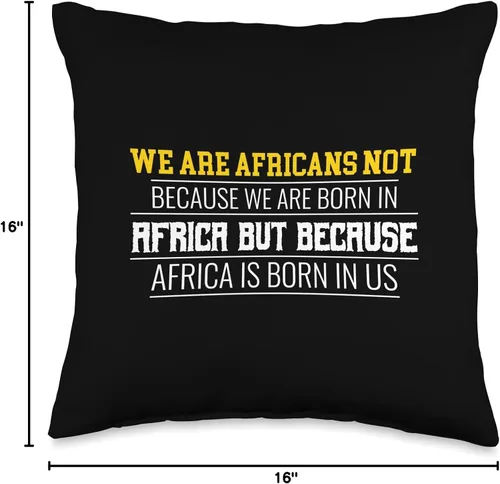 Miniatura 4 de My African Pride Apparel Juneteenth BLM Black History African Pride - Almohada de 16 x 16 pulgadas, multicolor