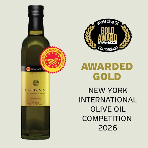 Miniatura 3 de Iliada Kalamata DOP Aceite de oliva virgen extra, 16.9 fl oz Multi-premiado Región única 100% griega Koroneiki monovarietal Prensa en frío