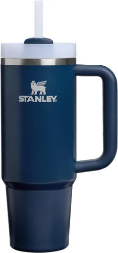 Miniatura 152 de STANLEY Quencher H2.0 Vaso Térmico con asa y pajilla, 64 onzas, tapa Flowstate de 3 posiciones, gran capacidad para viajes y deportes, vaso de acero