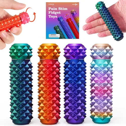 Juguetes Fidget para Adultos Estimulación del Dolor: Agarre Giratorio con Púas para Estimulación del Dolor - Juguetes Antiestrés para TDAH Autismo