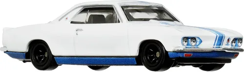 Miniatura 4 de Hot Wheels Set de contenedores del garaje de Jay Leno, 5 coches premium a escala 1:64 en contenedor coleccionable, Metal/Metal y Realriders, regalo