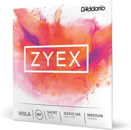 Miniatura 8 de D'Addario Zyex Viola Single A String, escala media, tensión media